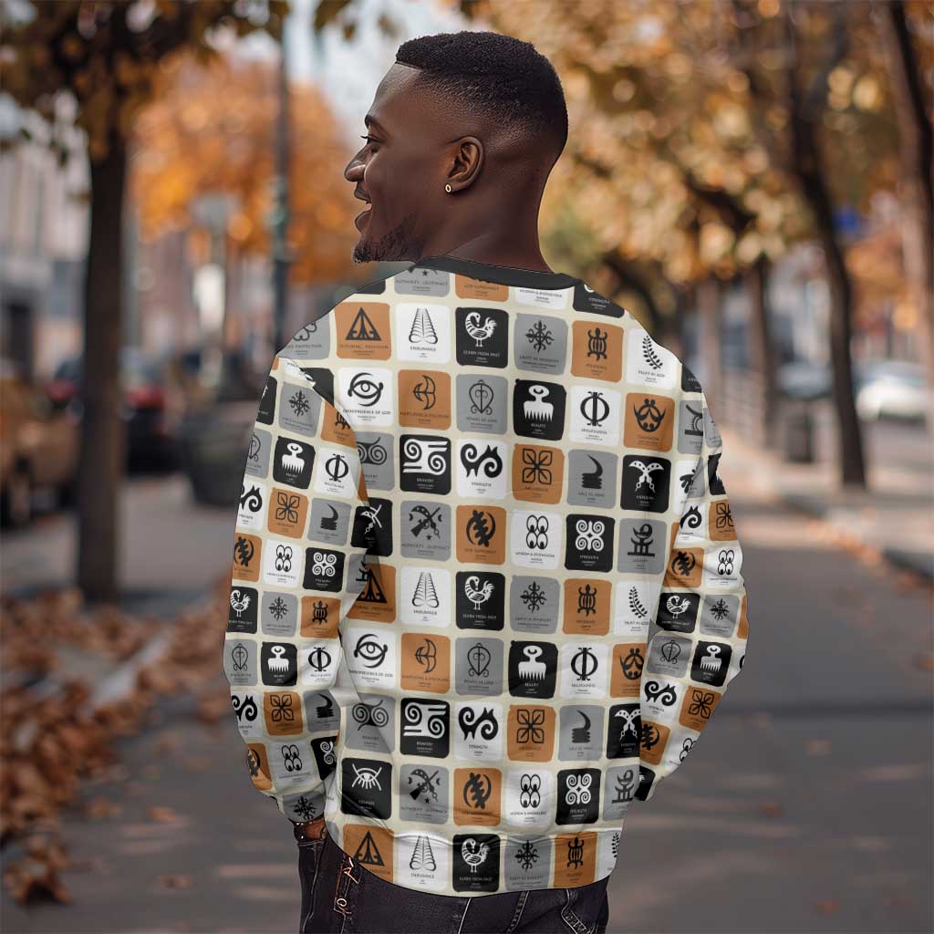 Adinkra Symbols Fashion Sweatshirt DT02