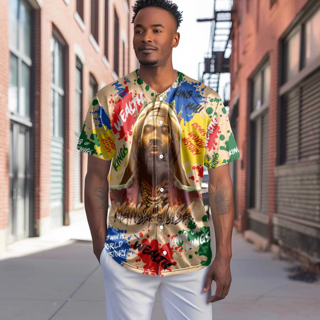 King Of Kings Mansa Musa Baseball Jersey DT02