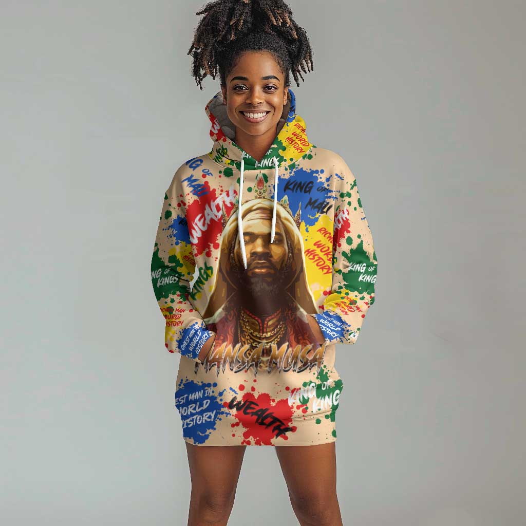 King Of Kings Mansa Musa Hoodie Dress DT02