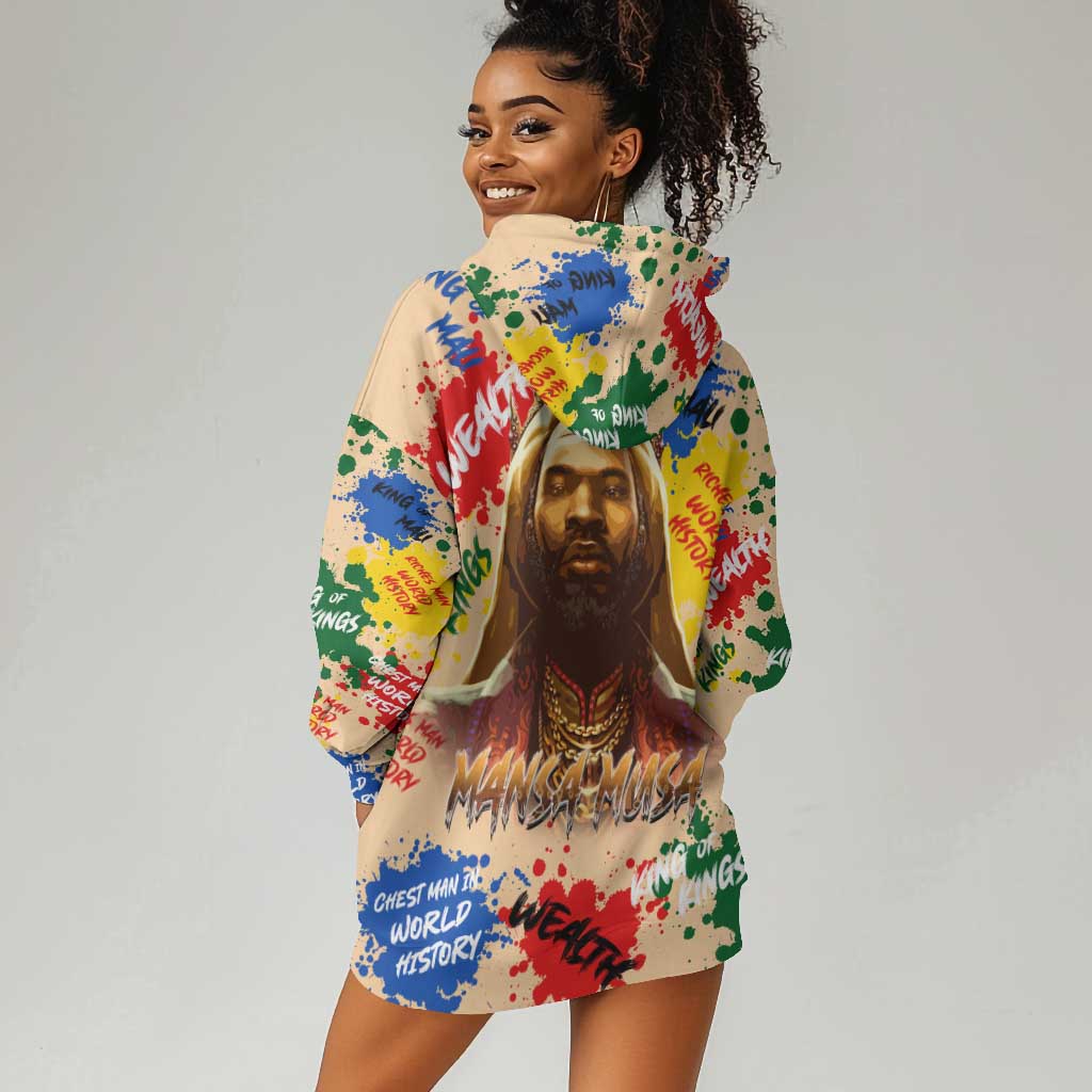 King Of Kings Mansa Musa Hoodie Dress DT02