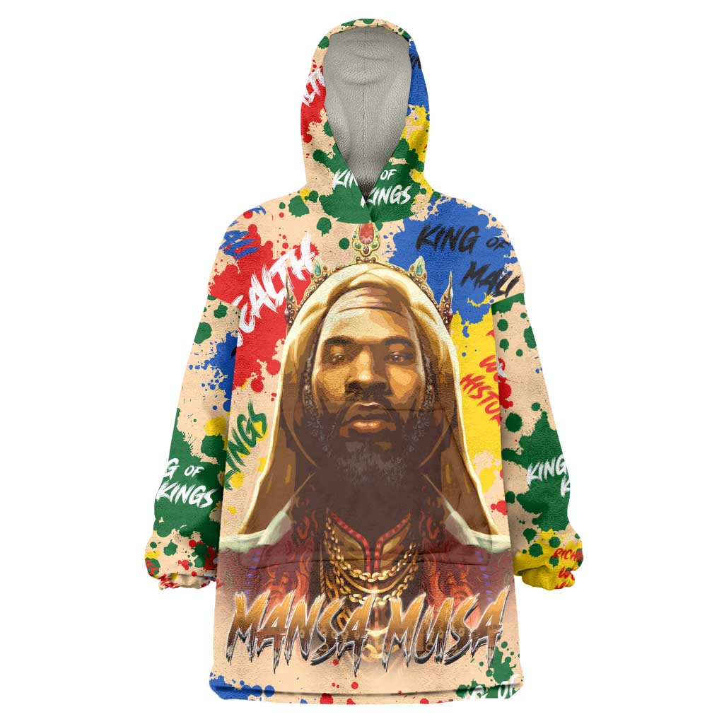 King Of Kings Mansa Musa Wearable Blanket Hoodie DT02