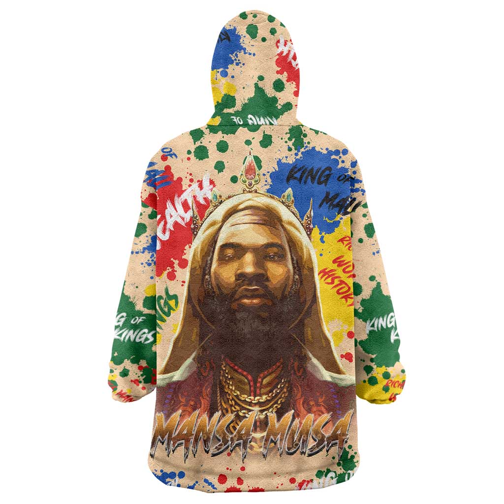 King Of Kings Mansa Musa Wearable Blanket Hoodie DT02