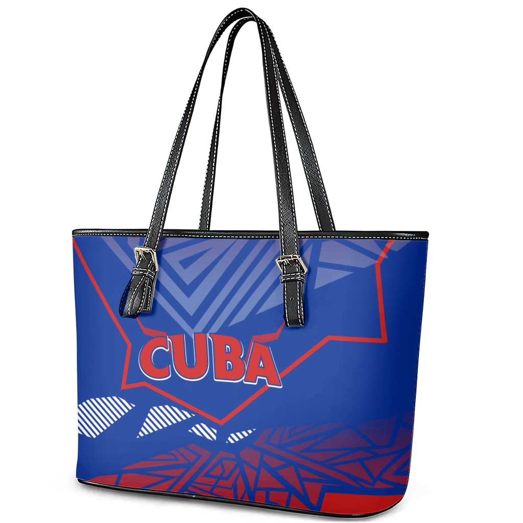 Forever Cuba Leather Tote Bag Patria o Muerte, Venceremos DT02