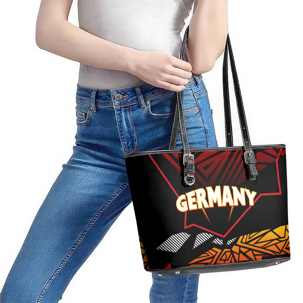 Forever Germany Leather Tote Bag Deutschland Eagle DT02