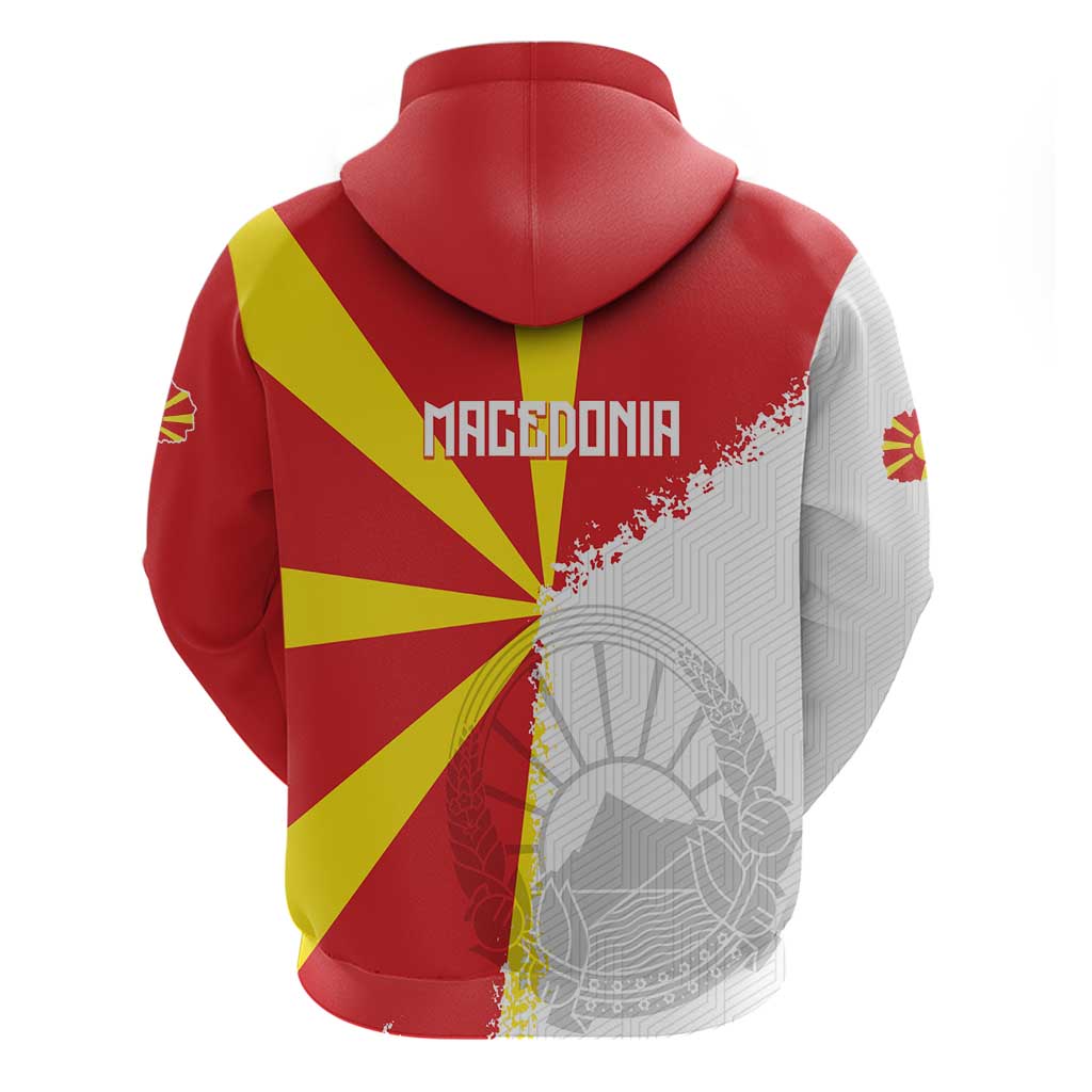 Hometown Macedonia Hoodie Flag and Map DT02