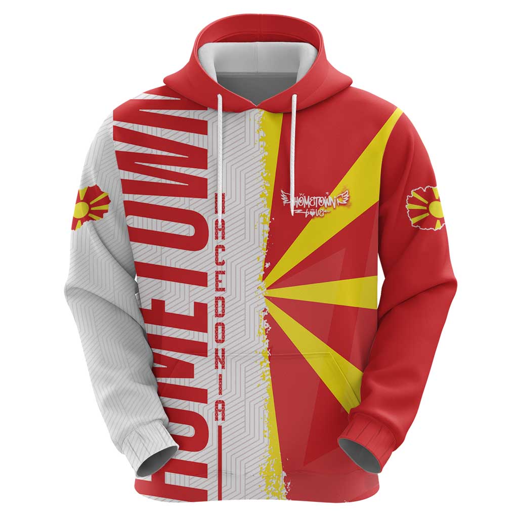 Hometown Macedonia Hoodie Flag and Map DT02