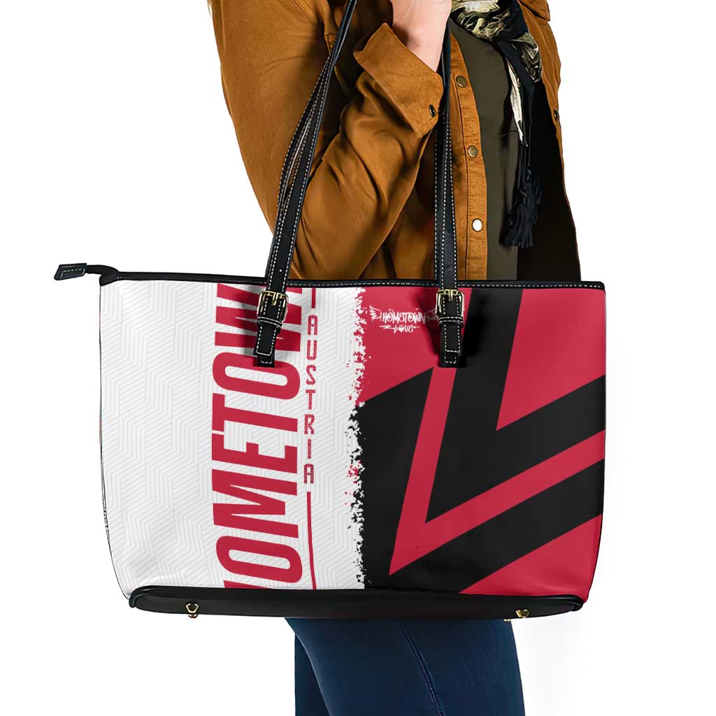 Hometown Cuba Leather Tote Bag Flag and Map DT02