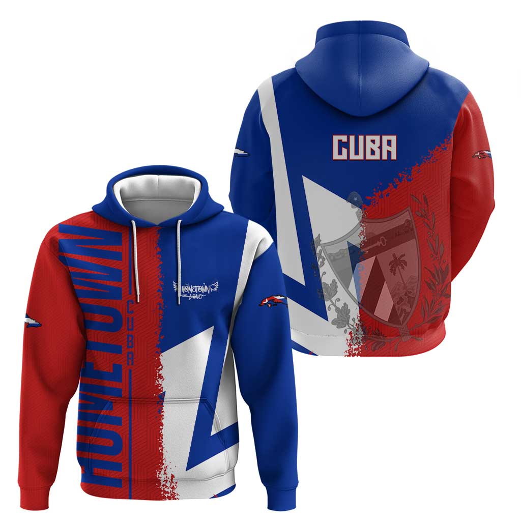 Hometown Czechia Hoodie Flag and Map DT02