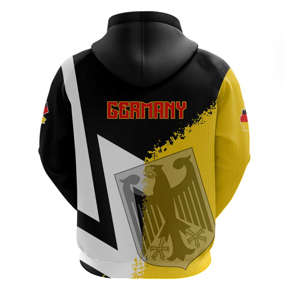 Hometown Germany Hoodie Flag and Map DT02