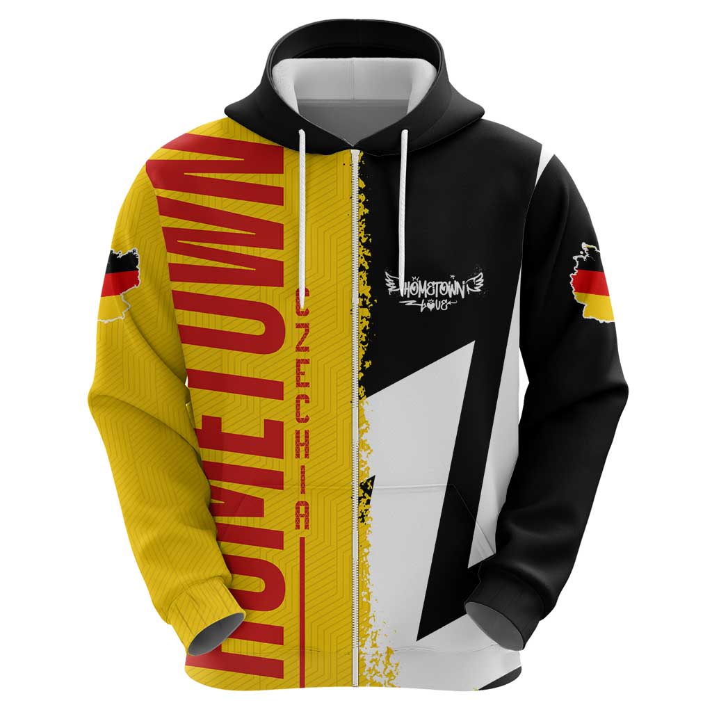 Hometown Germany Hoodie Flag and Map DT02