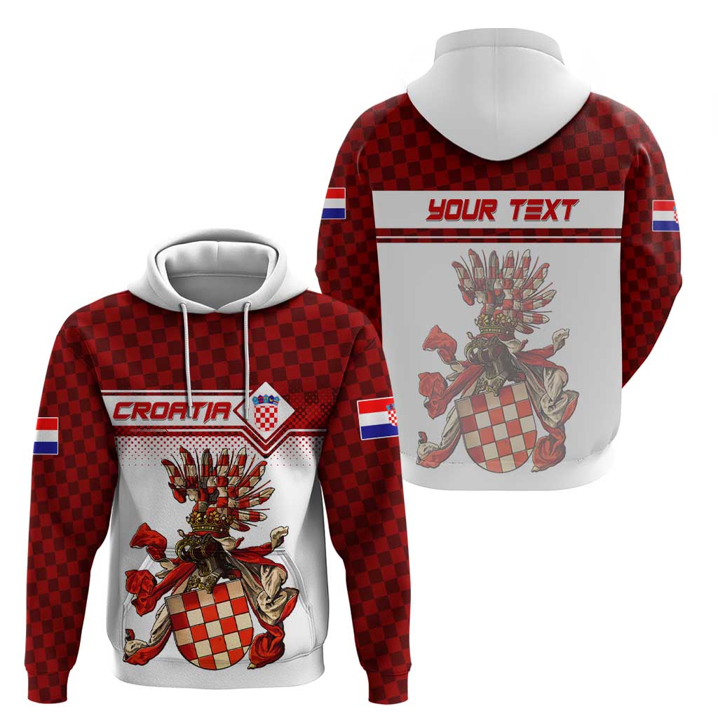 Personalized Croatia Hoodie Vintage Coat Of Arms DT02