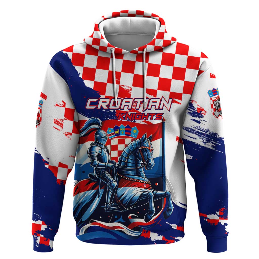 Personalized Croatian Knights Hoodie Hrvatska Coat Of Arms DT02