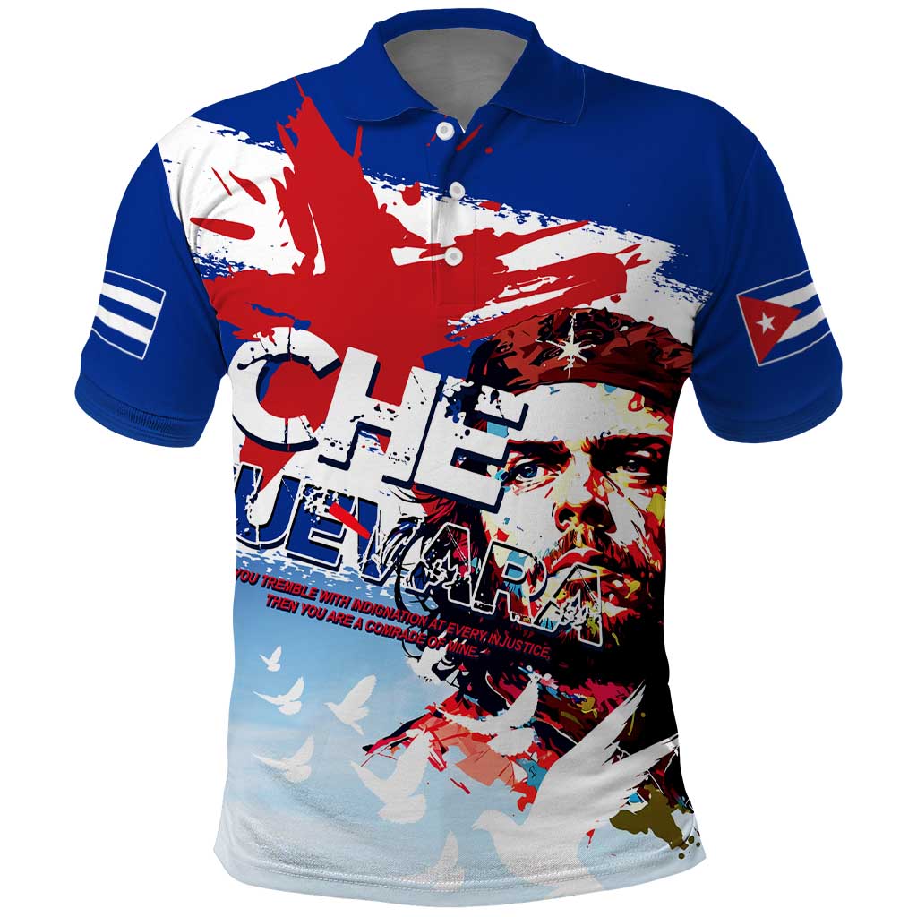 Cuba Che Guevara Polo Shirt Cuban Revolution DT02