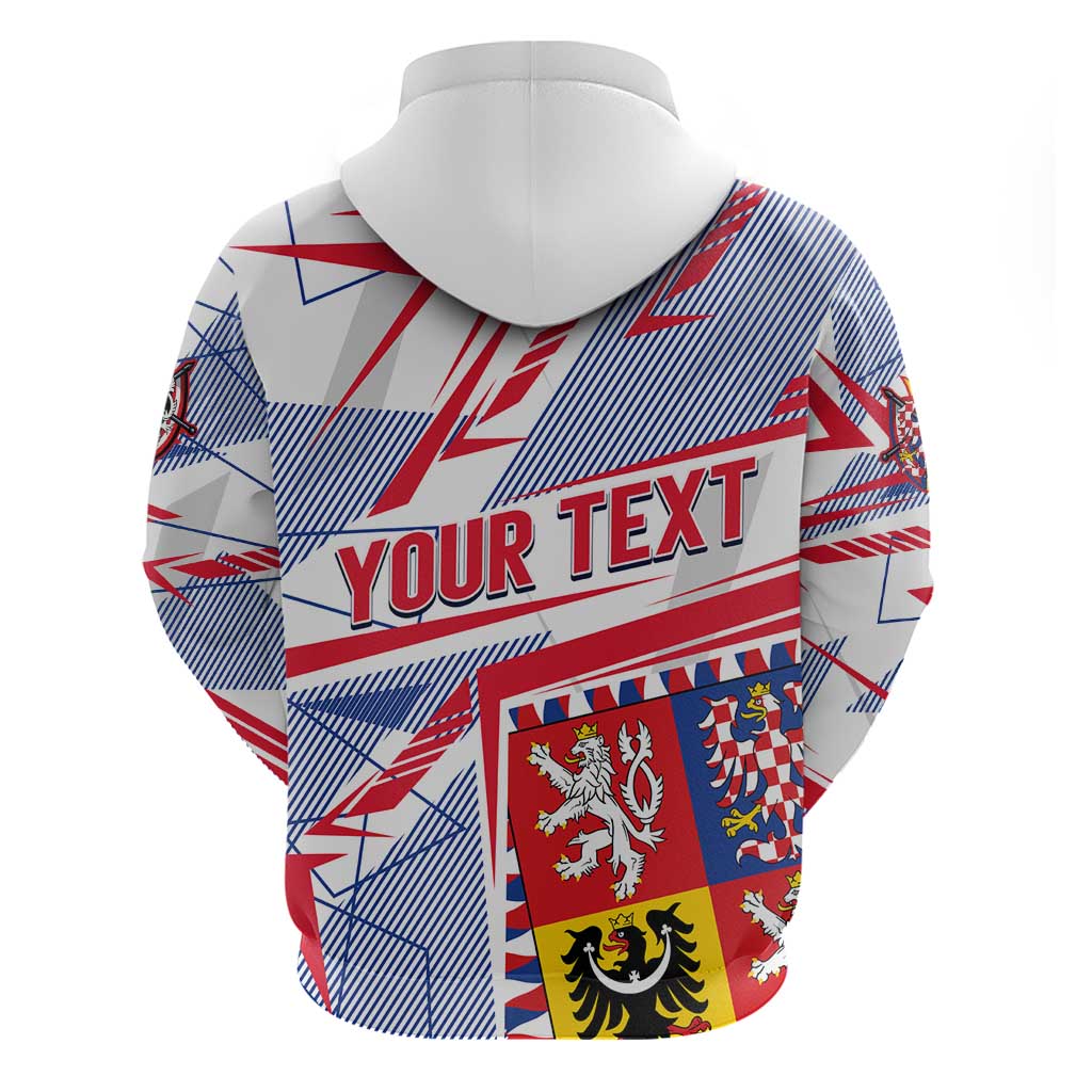 Coat Of Arms Czechia Hoodie Czech Republic Sporty Geometric DT02