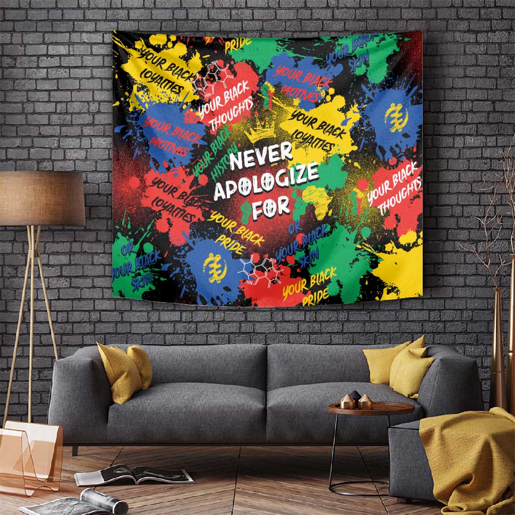 Never Apologize For Being Black Tapestry DT02