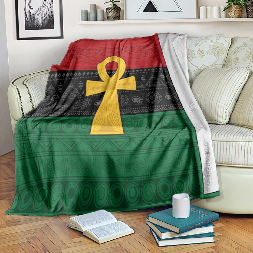 Pan African Ankh Blanket Egyptian Cross DT02
