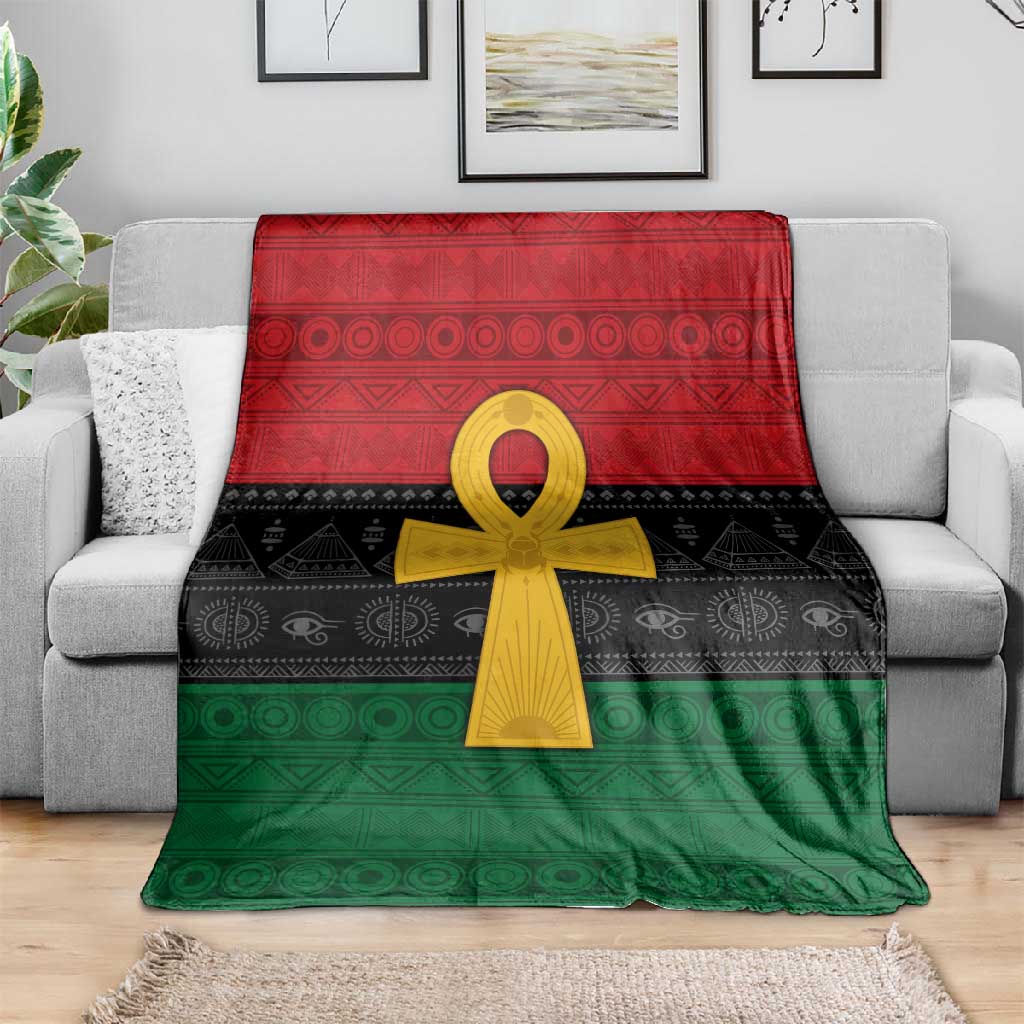 Pan African Ankh Blanket Egyptian Cross DT02