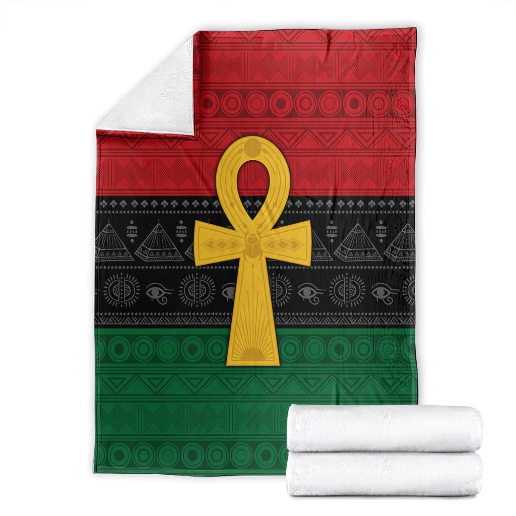 Pan African Ankh Blanket Egyptian Cross DT02