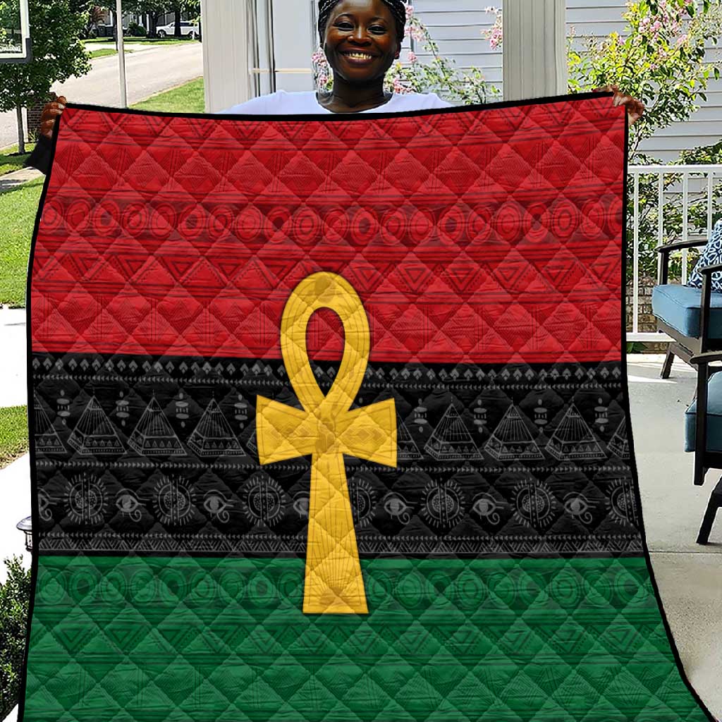 Pan African Ankh Quilt Egyptian Cross DT02