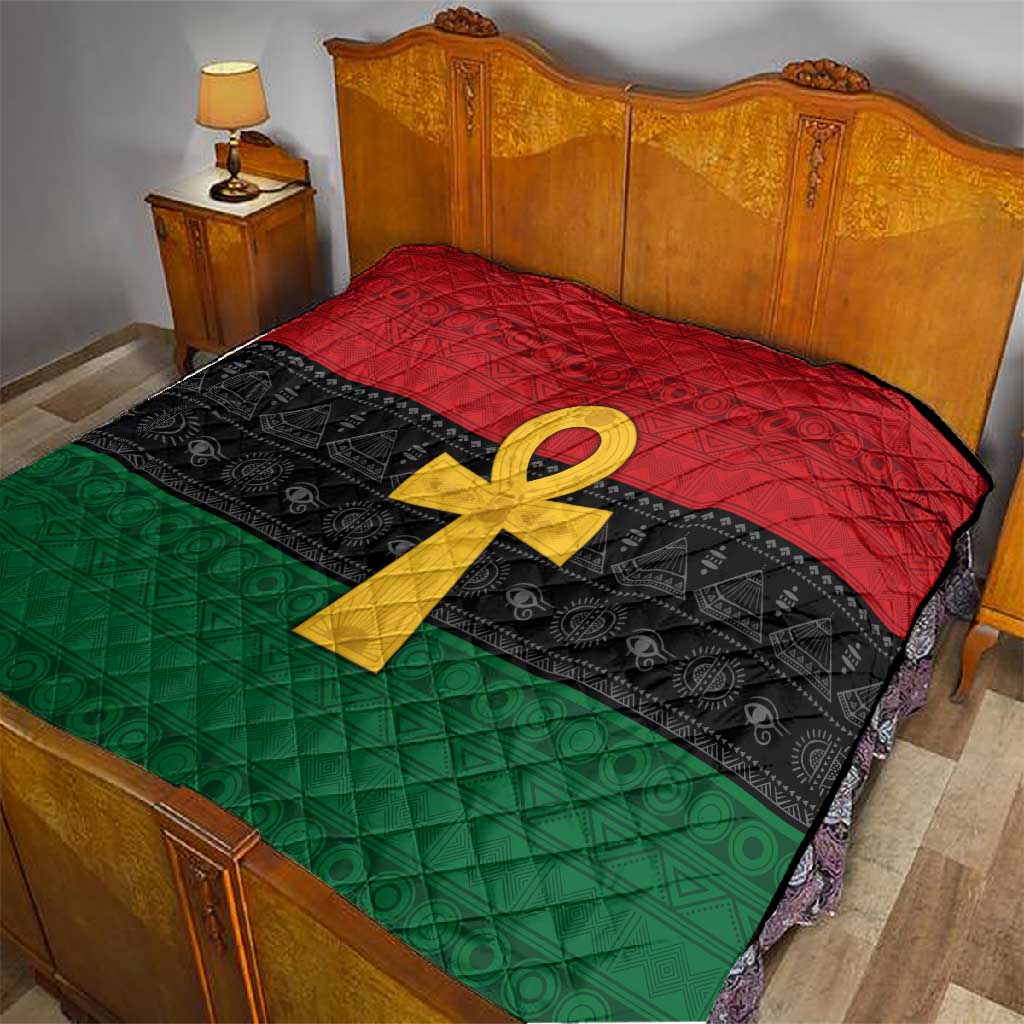 Pan African Ankh Quilt Egyptian Cross DT02