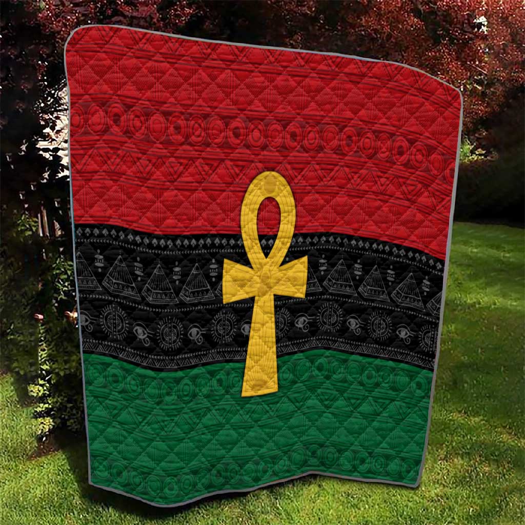 Pan African Ankh Quilt Egyptian Cross DT02