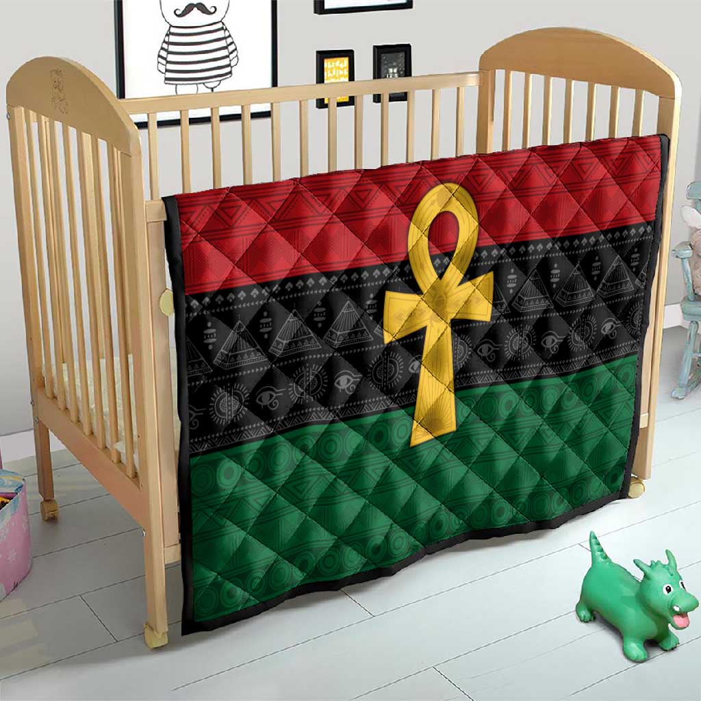 Pan African Ankh Quilt Egyptian Cross DT02