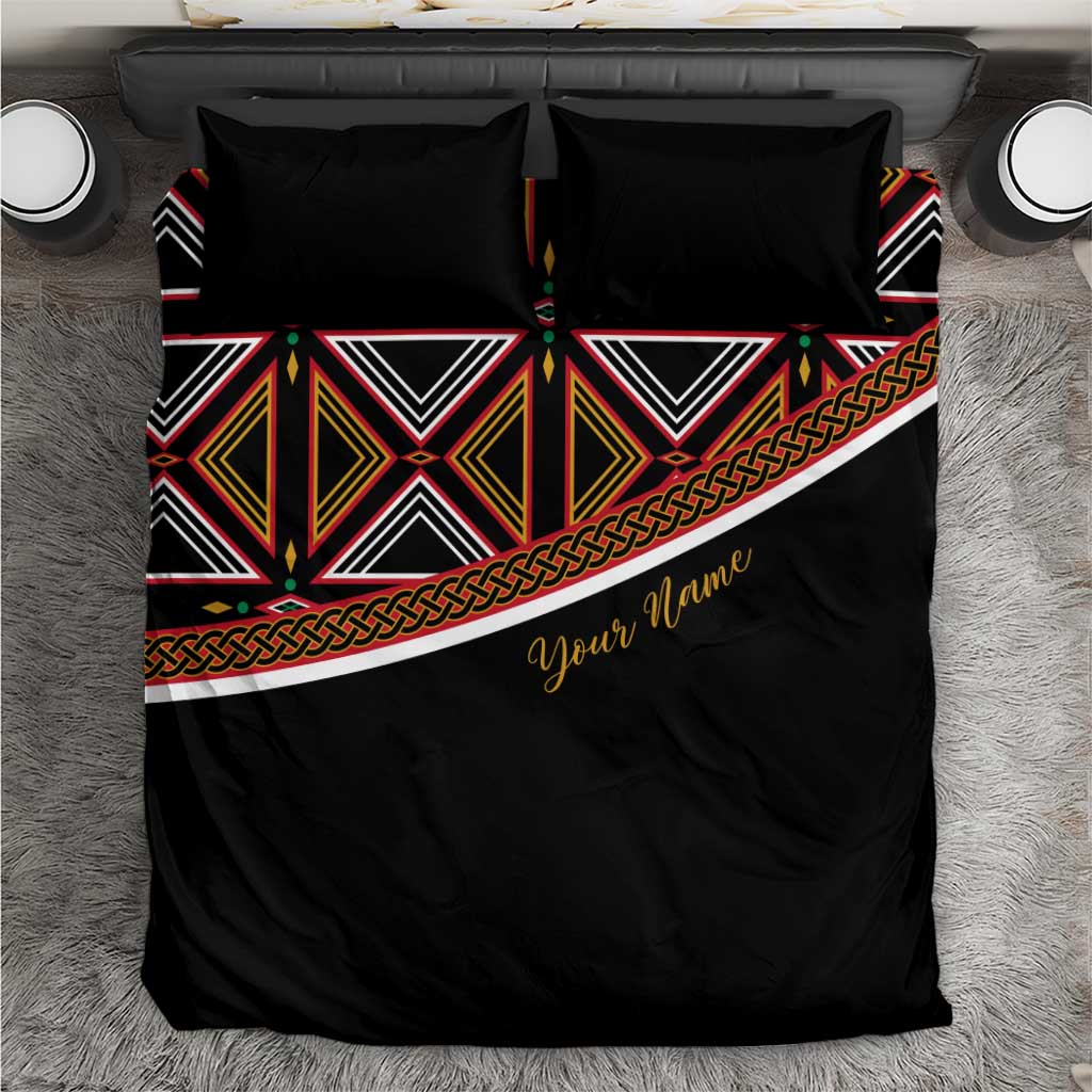 Personalized Bamenda African Bedding Set Atoghu Cameroon Print DT02