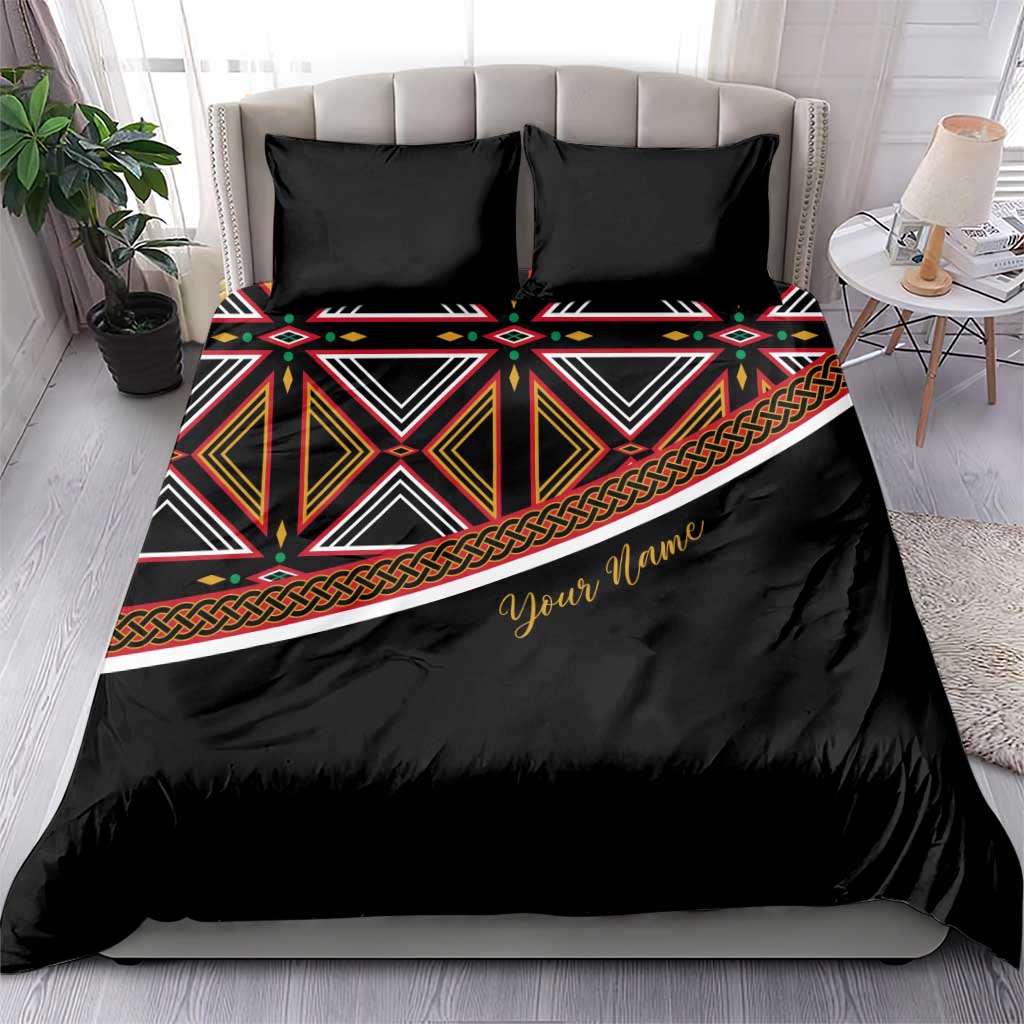 Personalized Bamenda African Bedding Set Atoghu Cameroon Print DT02