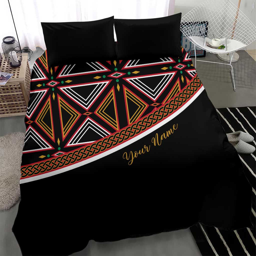 Personalized Bamenda African Bedding Set Atoghu Cameroon Print DT02