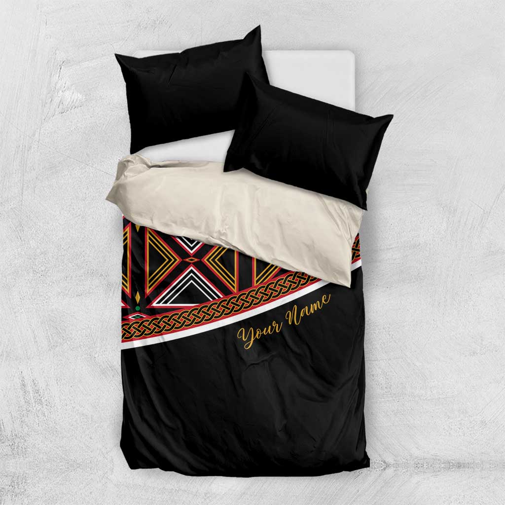 Personalized Bamenda African Bedding Set Atoghu Cameroon Print DT02