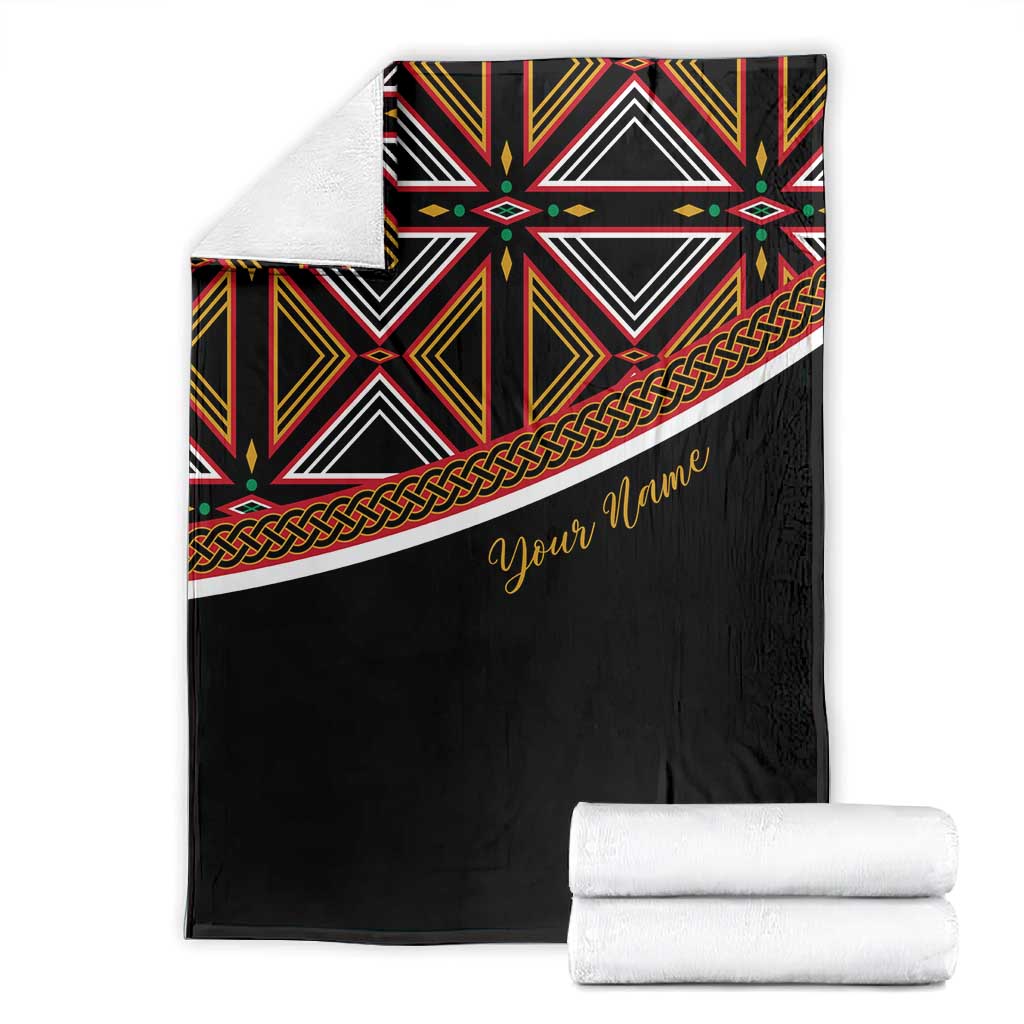 Personalized Bamenda African Blanket Atoghu Cameroon Print DT02