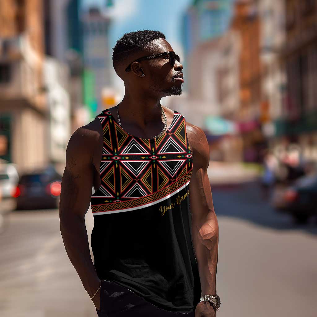 Personalized Bamenda African Men Tank Top Atoghu Cameroon Print DT02