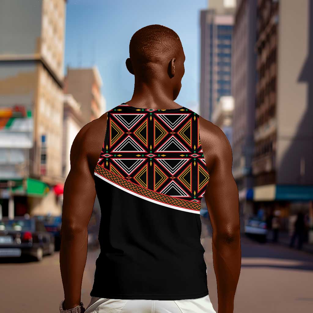 Personalized Bamenda African Men Tank Top Atoghu Cameroon Print DT02