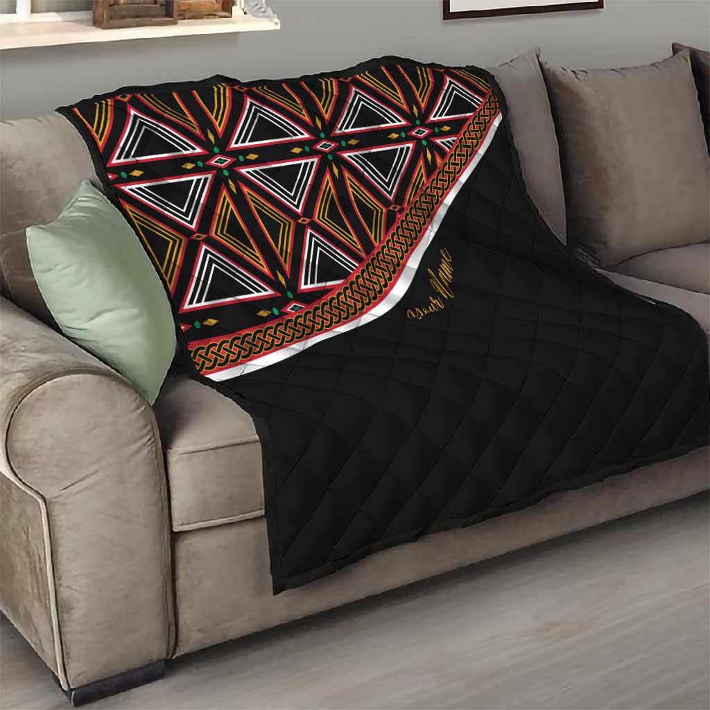 Personalized Bamenda African Quilt Atoghu Cameroon Print DT02