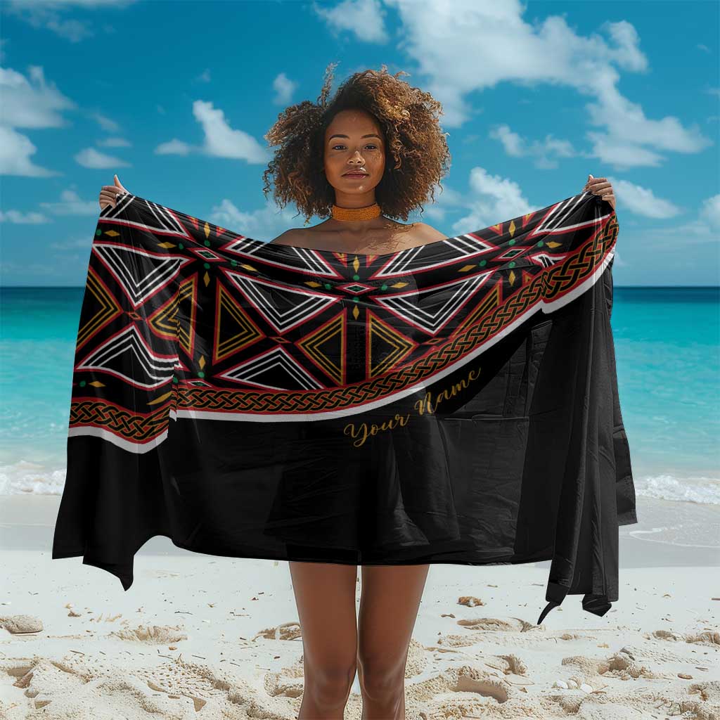 Personalized Bamenda African Sarong Atoghu Cameroon Print DT02