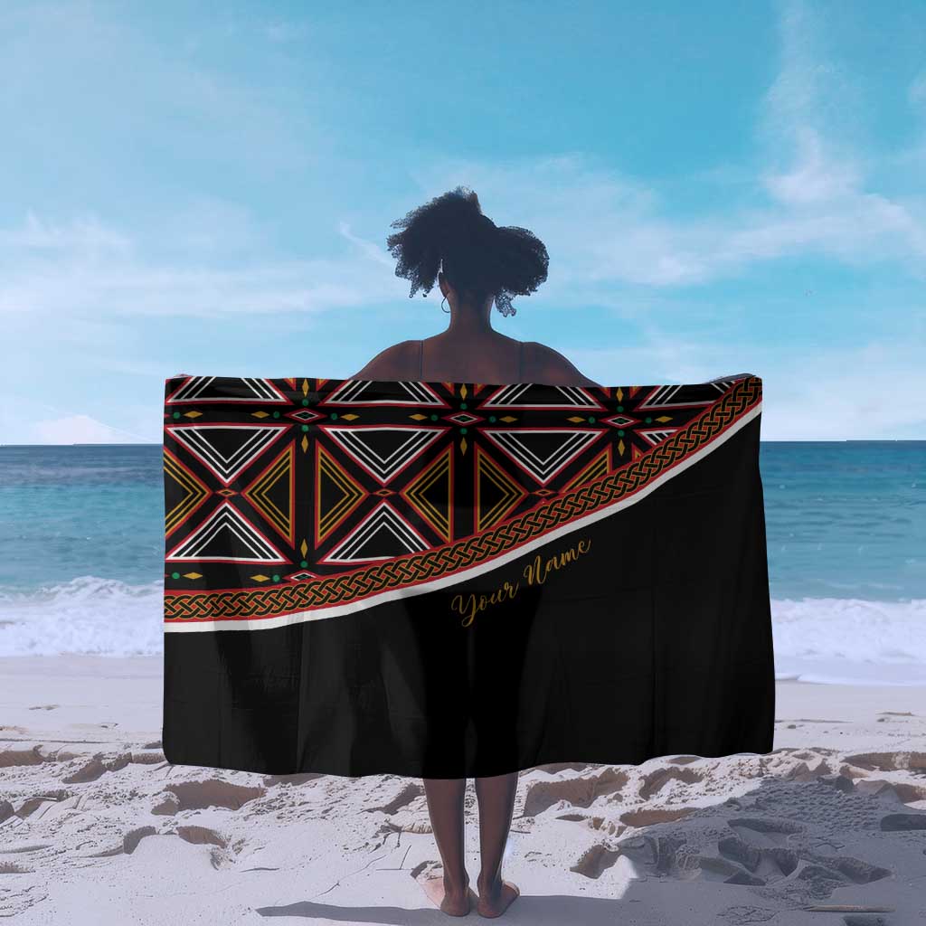 Personalized Bamenda African Sarong Atoghu Cameroon Print DT02