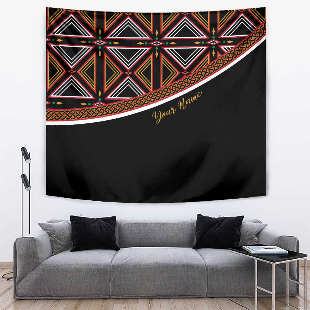Personalized Bamenda African Tapestry Atoghu Cameroon Print DT02