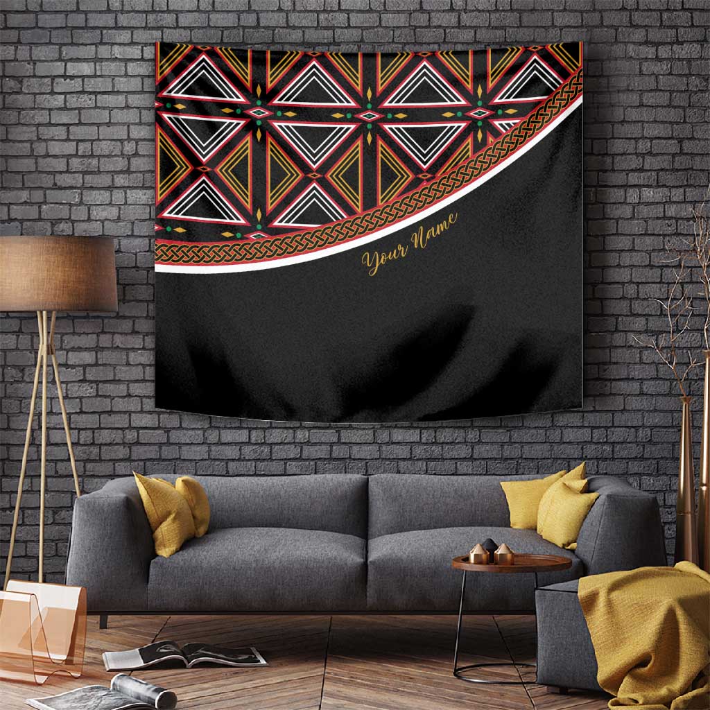 Personalized Bamenda African Tapestry Atoghu Cameroon Print DT02