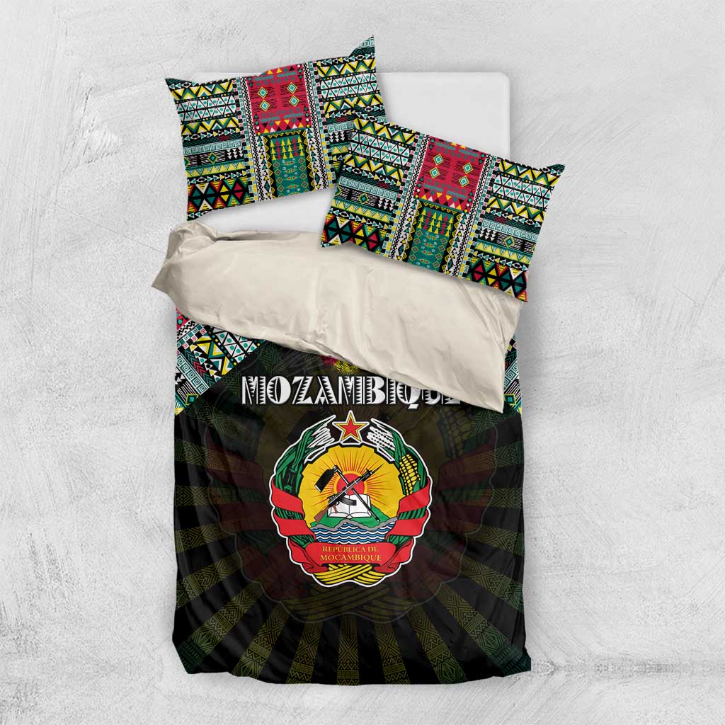 Mozambique Roots Bedding Set African Pride in Fingerprint and Tribal Colors DT02