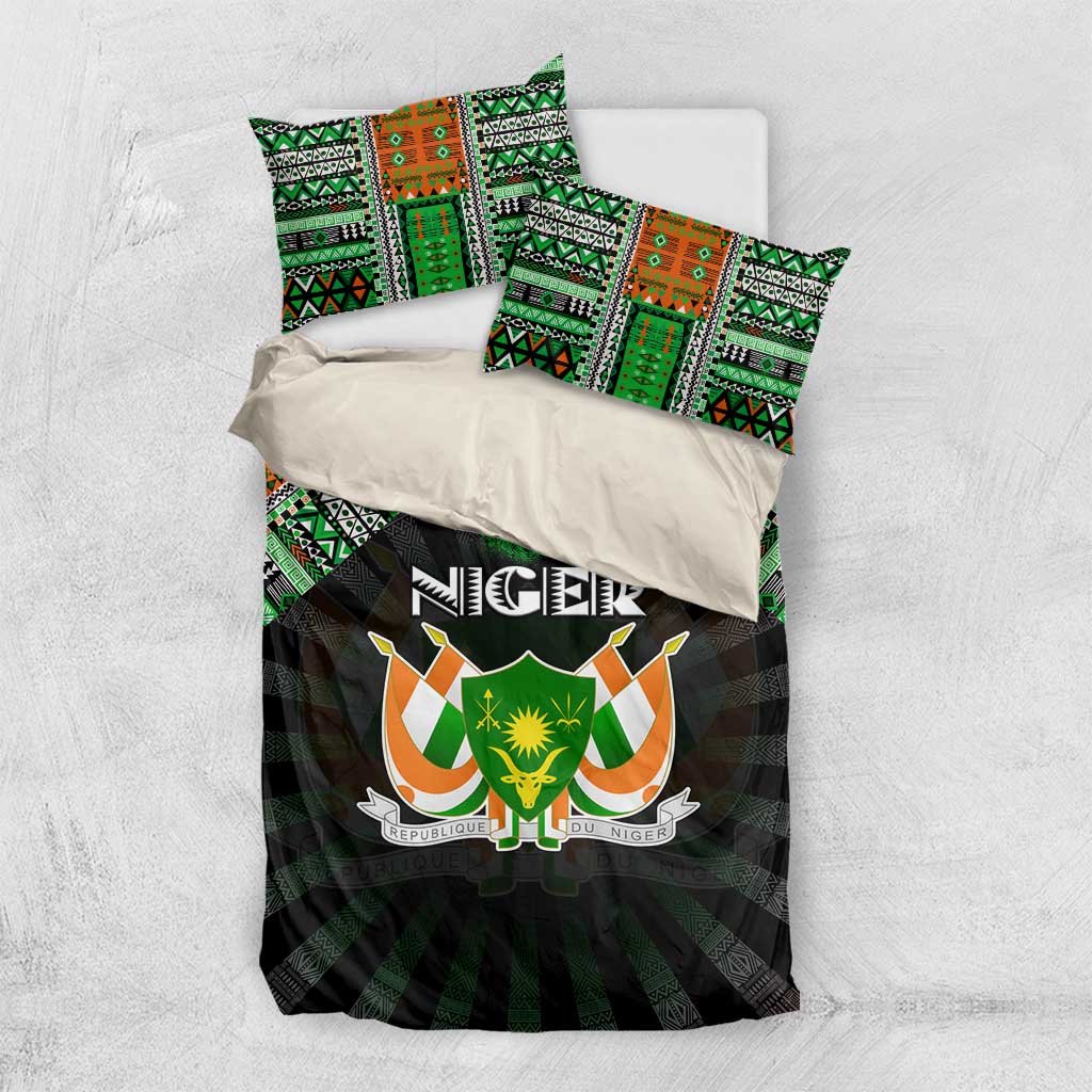 Niger Roots Bedding Set African Pride in Fingerprint and Tribal Colors DT02
