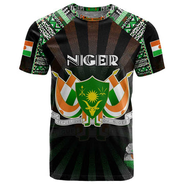 Personalized Niger Roots T shirt African Pride in Fingerprint and Tribal Colors DT02