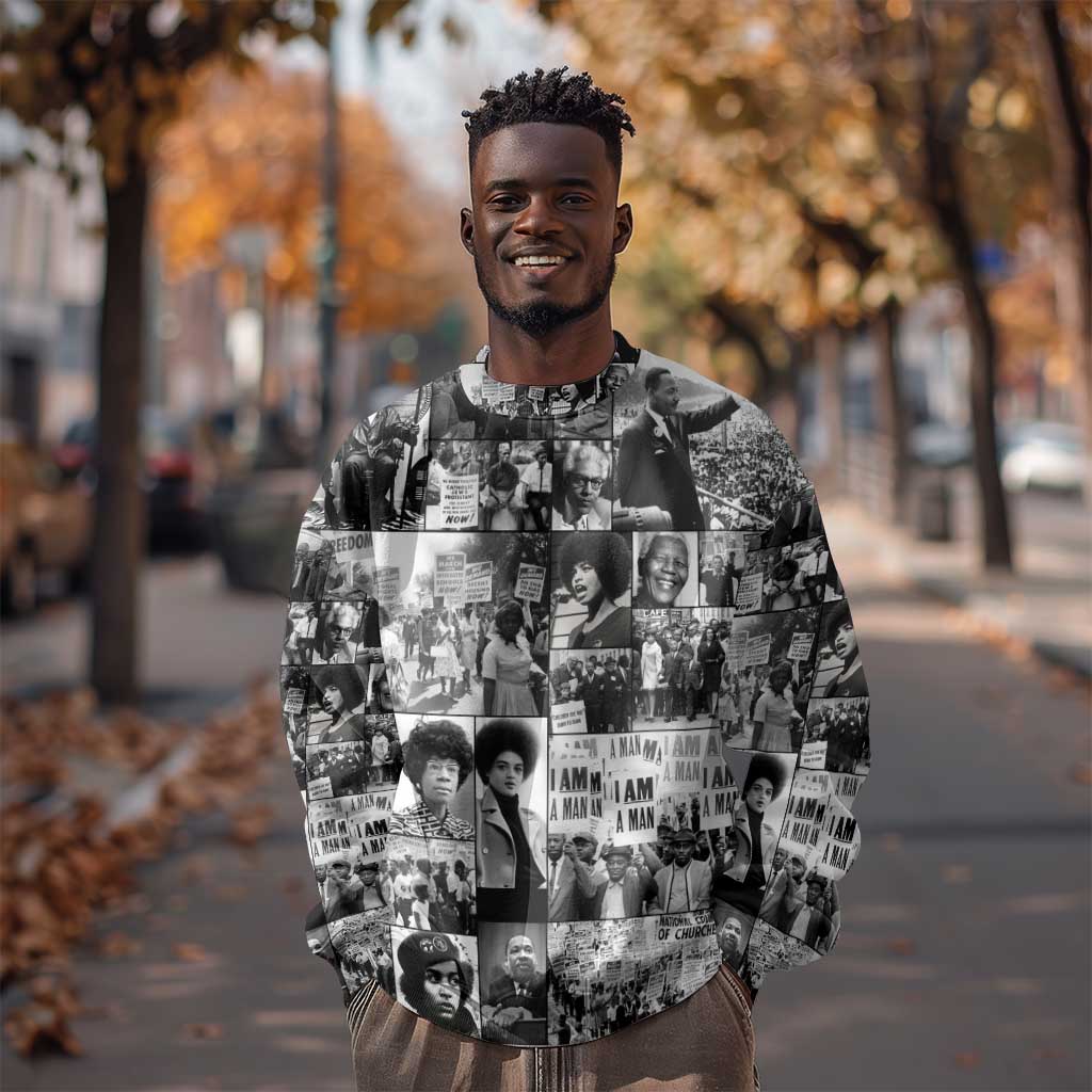 African Sweatshirt Black Power Images DT02