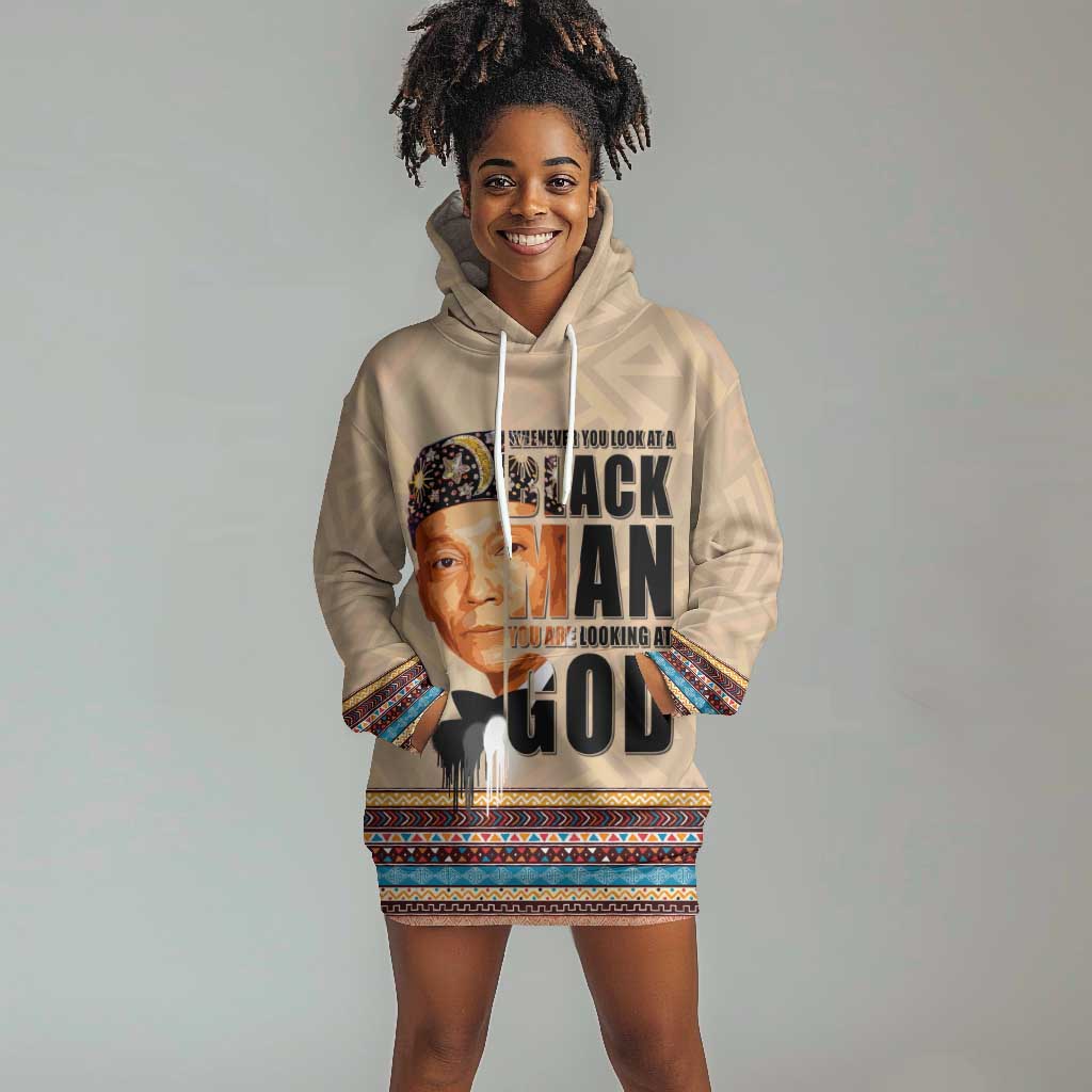 The Most Honorable Elijah Muhammad Hoodie Dress Black Man DT02