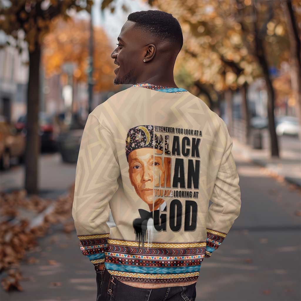 The Most Honorable Elijah Muhammad Sweatshirt Black Man DT02