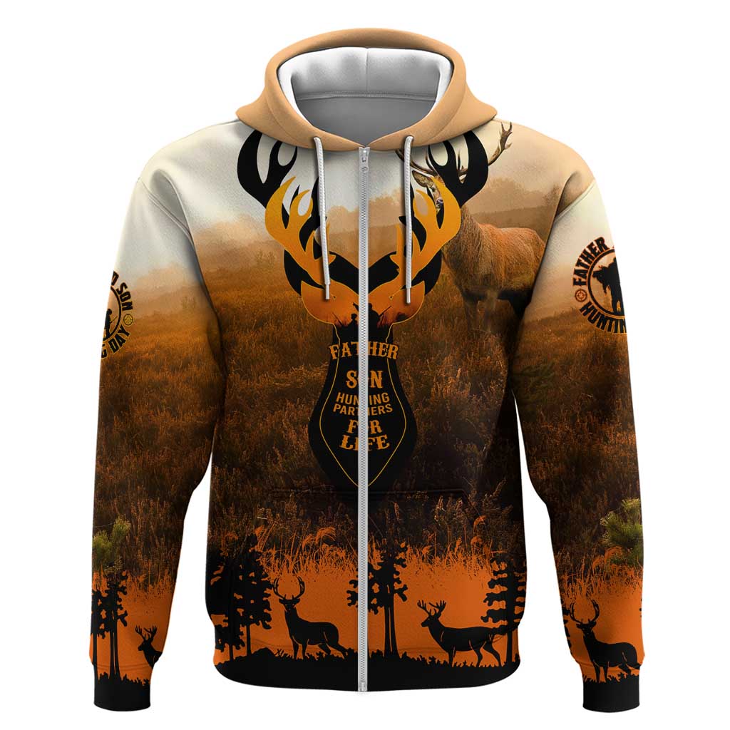 Father And Son Deer Hunting Hoodie Best Buckin Daddy Ever DT02