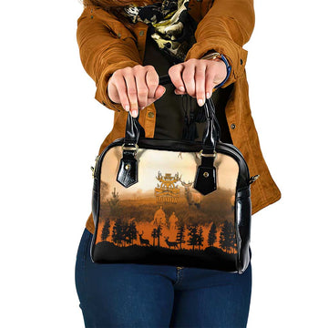 Father And Son Deer Hunting Shoulder Handbag Best Buckin Daddy Ever DT02
