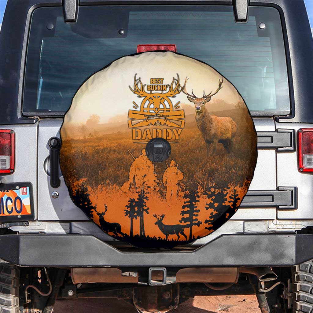 Father And Son Deer Hunting Spare Tire Cover Best Buckin Daddy Ever DT02
