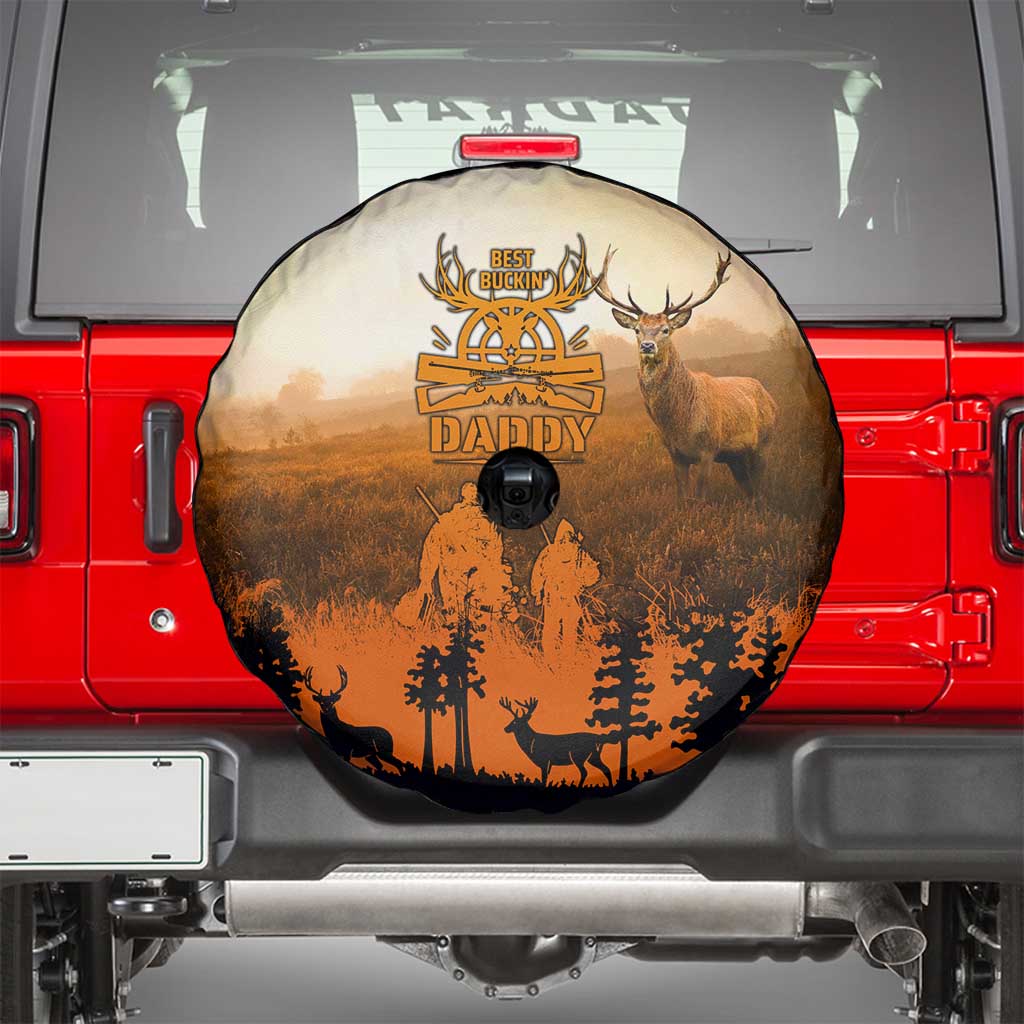 Father And Son Deer Hunting Spare Tire Cover Best Buckin Daddy Ever DT02