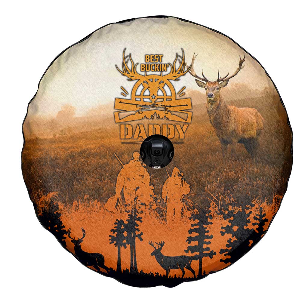 Father And Son Deer Hunting Spare Tire Cover Best Buckin Daddy Ever DT02