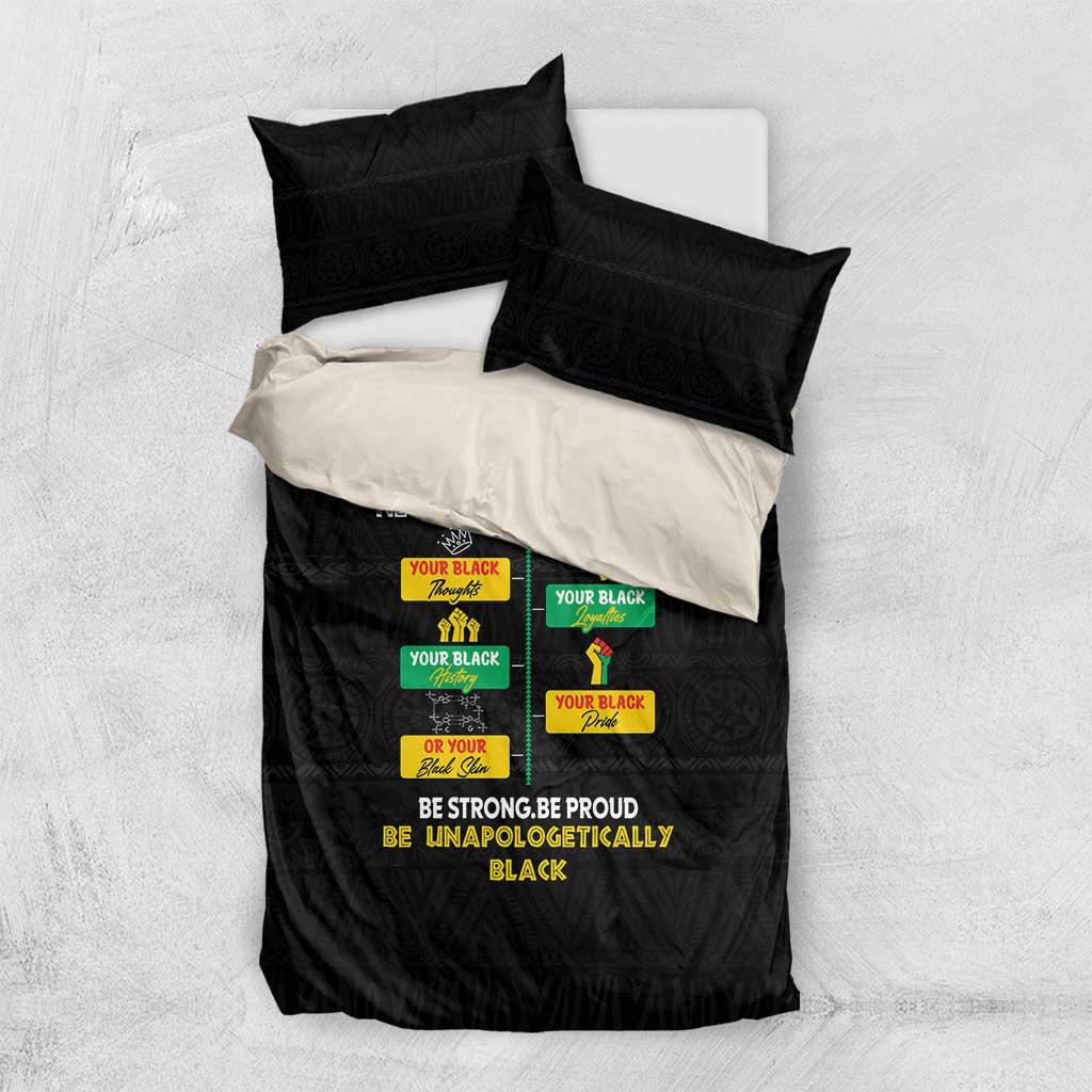 Never Apologize For Your Pride Bedding Set African Black History DT02